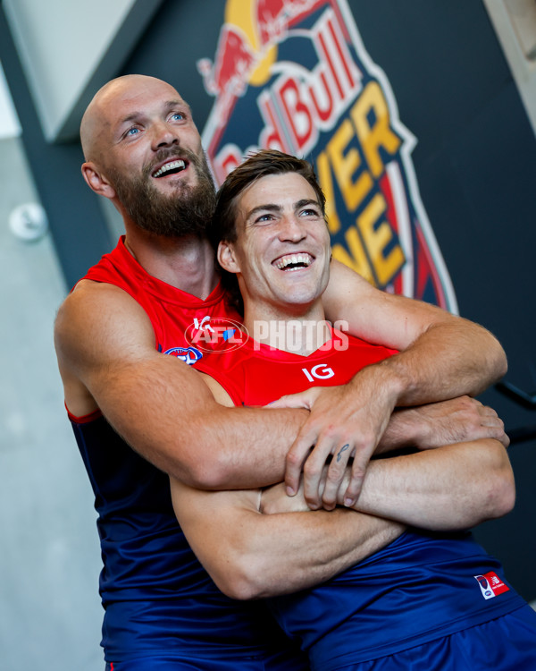 AFL 2024 Media - Melbourne Team Photo Day - A-45935724