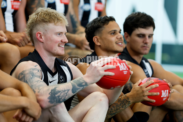 AFL 2024 Media - Collingwood Team Photo Day - A-45970903