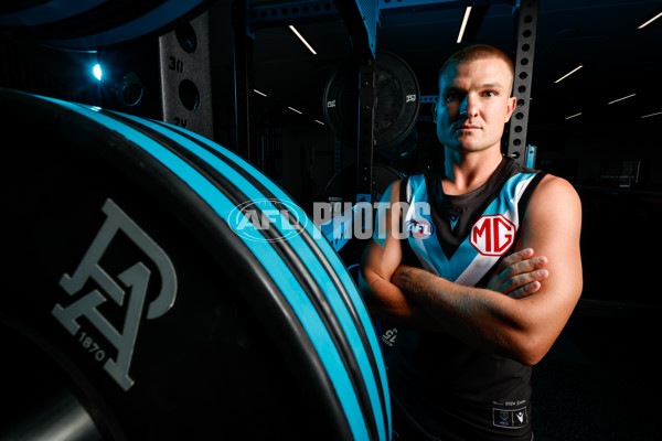 AFL 2024 Portraits - Port Adelaide - A-45982171