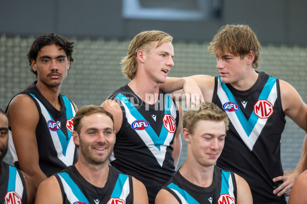 AFL 2024 Media - Port Adelaide Team Photo Day - A-45982197