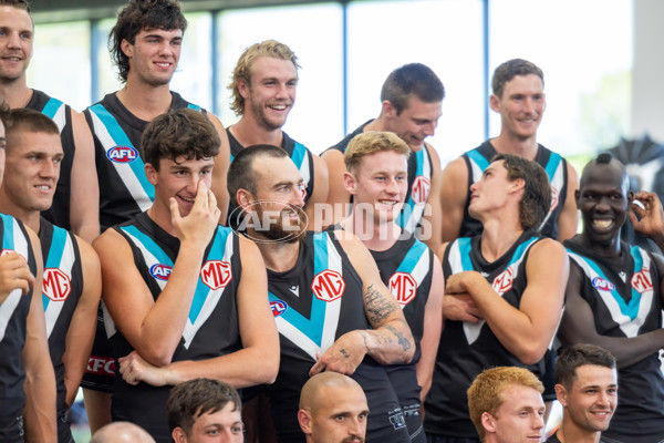 AFL 2024 Media - Port Adelaide Team Photo Day - A-45982198