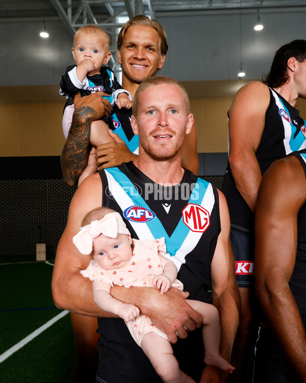 AFL 2024 Media - Port Adelaide Team Photo Day - A-45982245