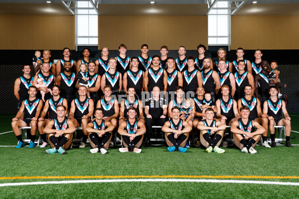 AFL 2024 Media - Port Adelaide Team Photo Day - A-45983991