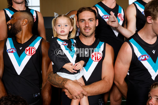 AFL 2024 Media - Port Adelaide Team Photo Day - A-45983992