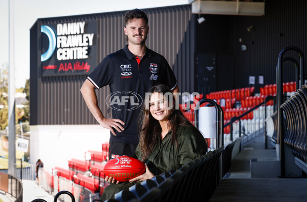 AFL 2024 Media - St Kilda Media Opportunity 270224 - A-46066688