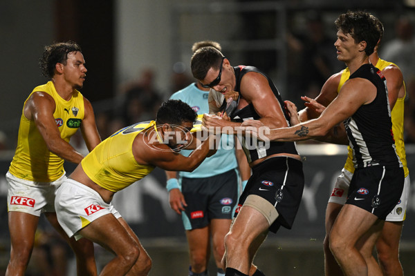 AFL 2024 AAMI Community Series - Collingwood v Richmond - A-46074348