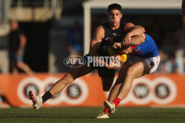 AFL 2024 AAMI Community Series - Carlton v Melbourne - A-46080917