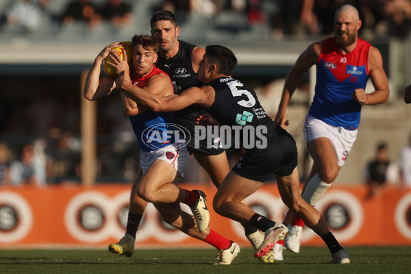 AFL 2024 AAMI Community Series - Carlton v Melbourne - A-46080918