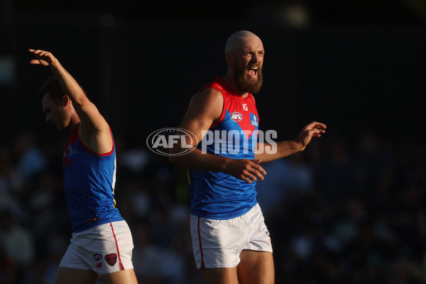 AFL 2024 AAMI Community Series - Carlton v Melbourne - A-46080932