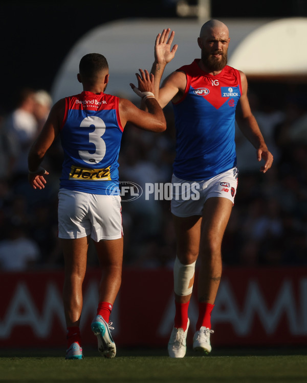 AFL 2024 AAMI Community Series - Carlton v Melbourne - A-46080934