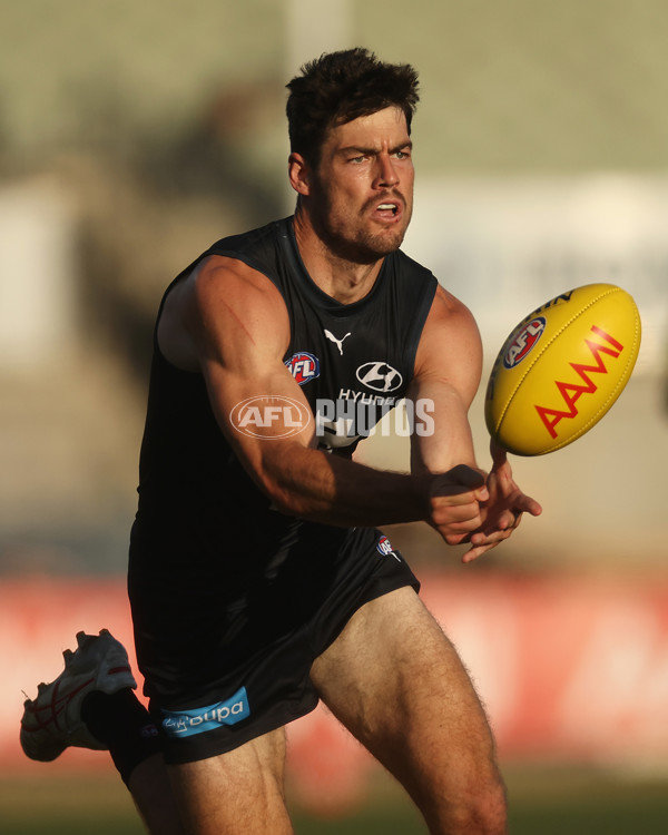 AFL 2024 AAMI Community Series - Carlton v Melbourne - A-46080936