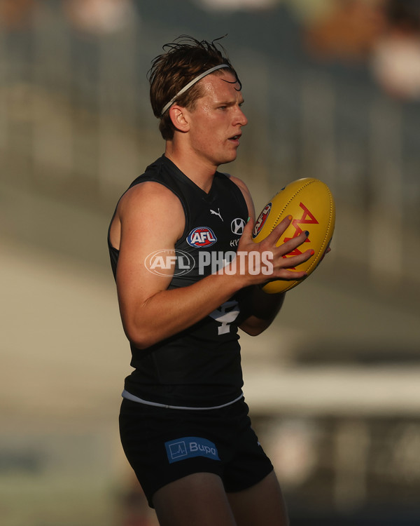 AFL 2024 AAMI Community Series - Carlton v Melbourne - A-46080942