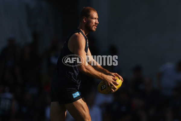 AFL 2024 AAMI Community Series - Carlton v Melbourne - A-46081974