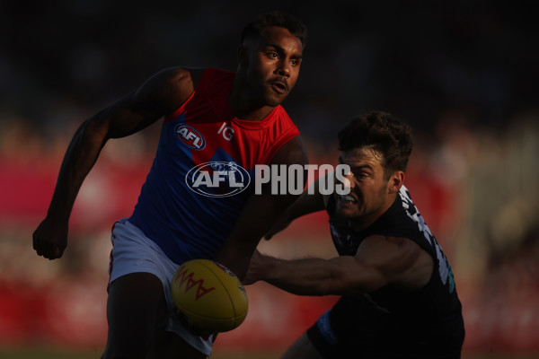 AFL 2024 AAMI Community Series - Carlton v Melbourne - A-46081986