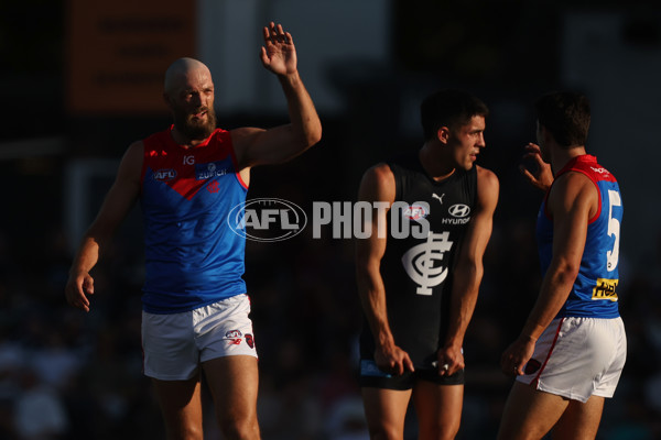 AFL 2024 AAMI Community Series - Carlton v Melbourne - A-46081990