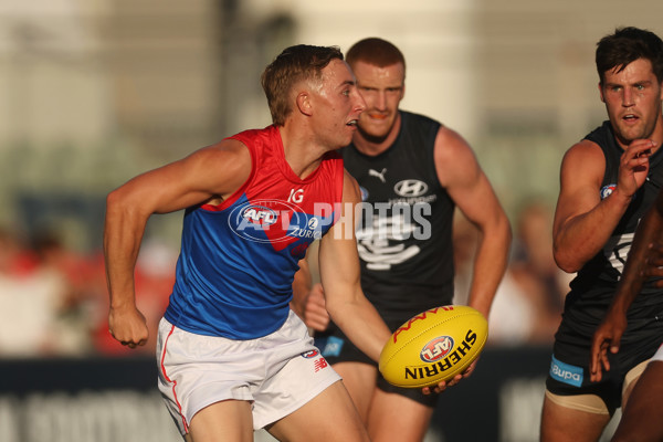 AFL 2024 AAMI Community Series - Carlton v Melbourne - A-46081991