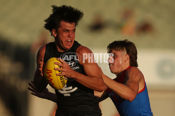 AFL 2024 AAMI Community Series - Carlton v Melbourne - A-46082006