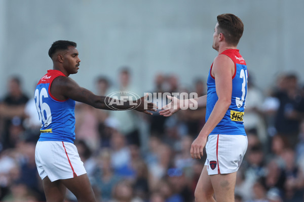 AFL 2024 AAMI Community Series - Carlton v Melbourne - A-46082012