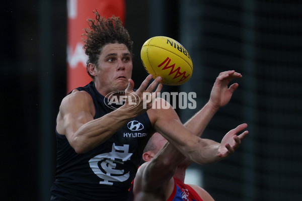 AFL 2024 AAMI Community Series - Carlton v Melbourne - A-46082032