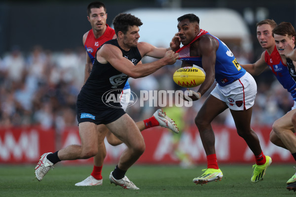 AFL 2024 AAMI Community Series - Carlton v Melbourne - A-46082039