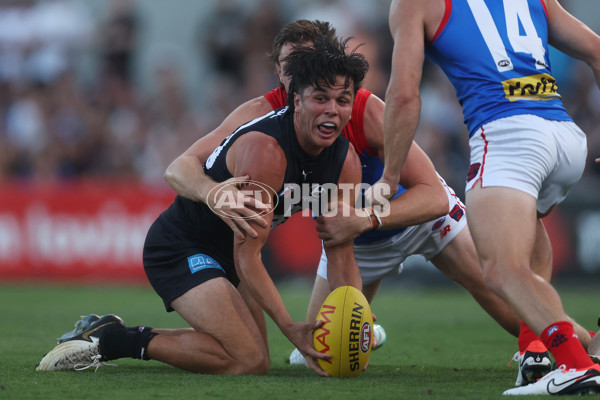 AFL 2024 AAMI Community Series - Carlton v Melbourne - A-46082049