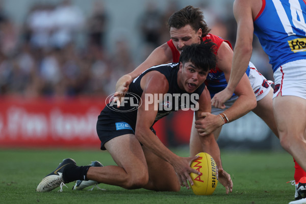 AFL 2024 AAMI Community Series - Carlton v Melbourne - A-46082050