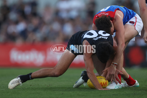 AFL 2024 AAMI Community Series - Carlton v Melbourne - A-46082051