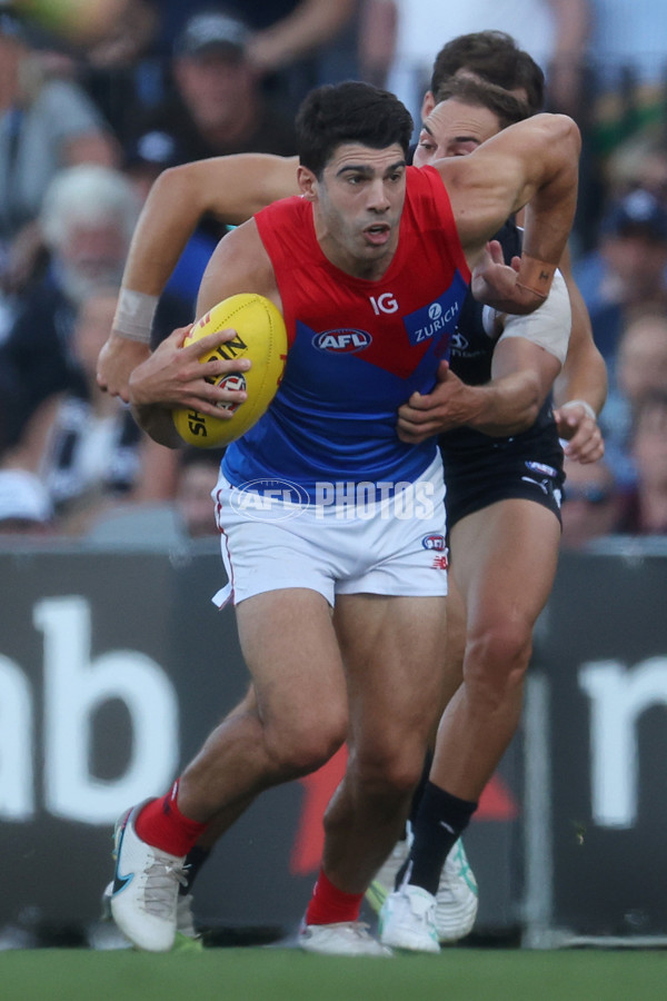 AFL 2024 AAMI Community Series - Carlton v Melbourne - A-46083271