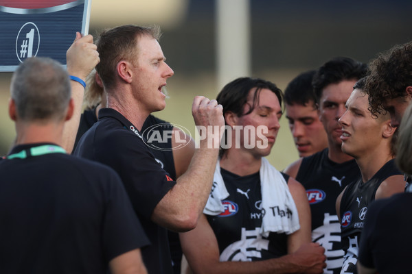 AFL 2024 AAMI Community Series - Carlton v Melbourne - A-46083292