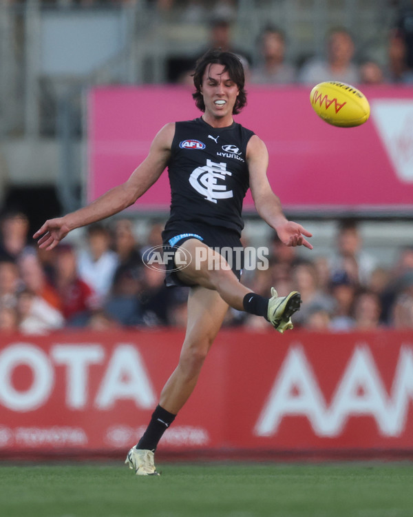 AFL 2024 AAMI Community Series - Carlton v Melbourne - A-46083300