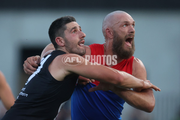 AFL 2024 AAMI Community Series - Carlton v Melbourne - A-46083306