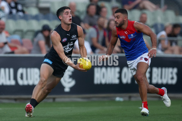 AFL 2024 AAMI Community Series - Carlton v Melbourne - A-46083320