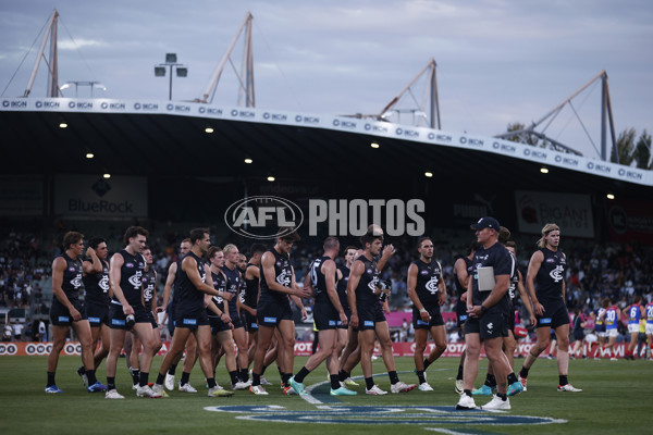 AFL 2024 AAMI Community Series - Carlton v Melbourne - A-46083327