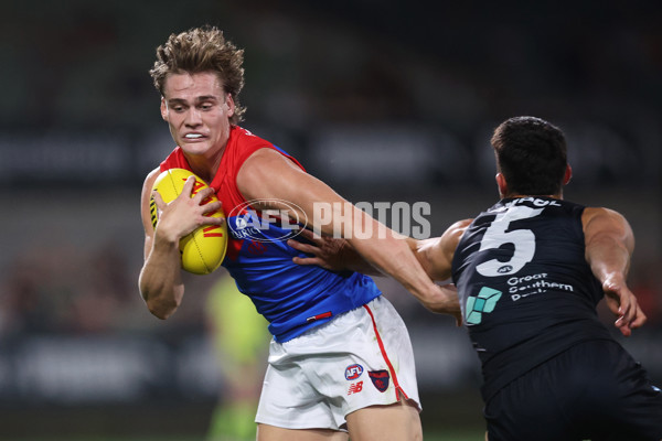 AFL 2024 AAMI Community Series - Carlton v Melbourne - A-46083333