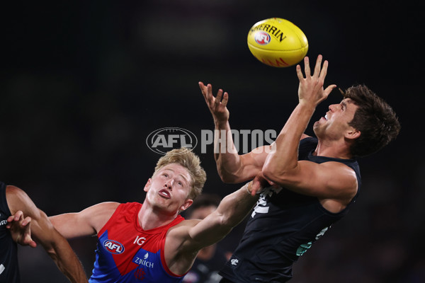 AFL 2024 AAMI Community Series - Carlton v Melbourne - A-46083337