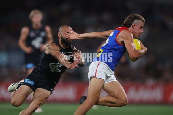 AFL 2024 AAMI Community Series - Carlton v Melbourne - A-46083342