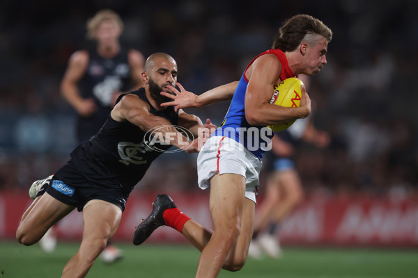 AFL 2024 AAMI Community Series - Carlton v Melbourne - A-46083345