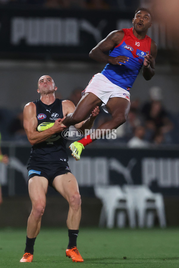 AFL 2024 AAMI Community Series - Carlton v Melbourne - A-46083368