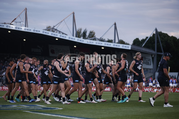 AFL 2024 AAMI Community Series - Carlton v Melbourne - A-46085089