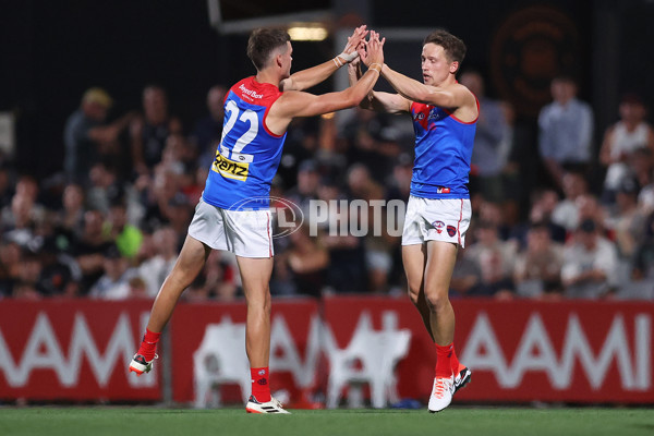 AFL 2024 AAMI Community Series - Carlton v Melbourne - A-46085090