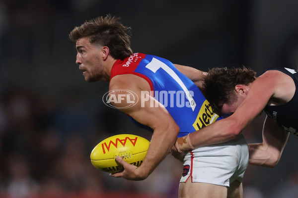 AFL 2024 AAMI Community Series - Carlton v Melbourne - A-46085108