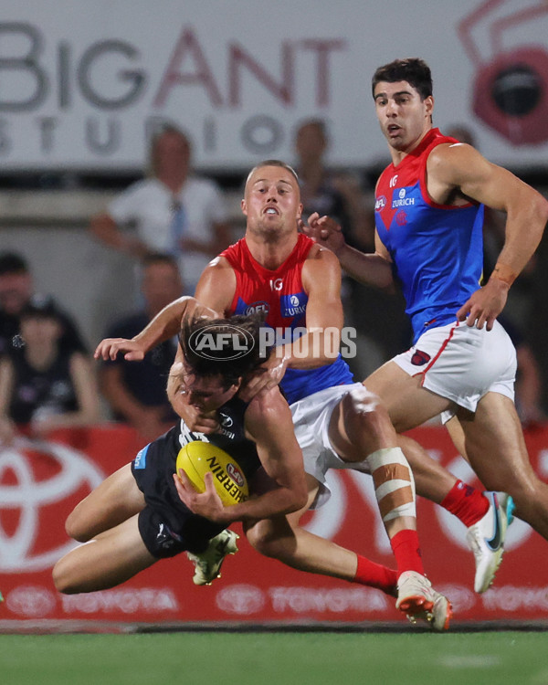 AFL 2024 AAMI Community Series - Carlton v Melbourne - A-46085124