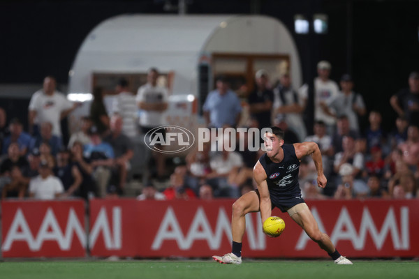 AFL 2024 AAMI Community Series - Carlton v Melbourne - A-46085163