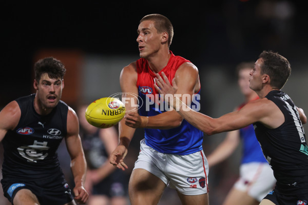 AFL 2024 AAMI Community Series - Carlton v Melbourne - A-46086301