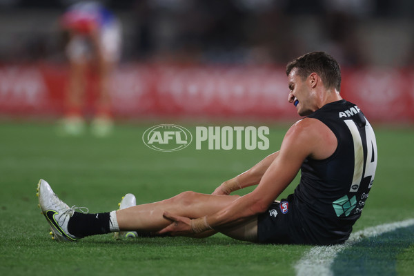 AFL 2024 AAMI Community Series - Carlton v Melbourne - A-46086308