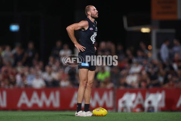 AFL 2024 AAMI Community Series - Carlton v Melbourne - A-46086310