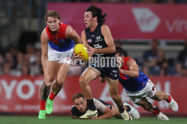 AFL 2024 AAMI Community Series - Carlton v Melbourne - A-46086329