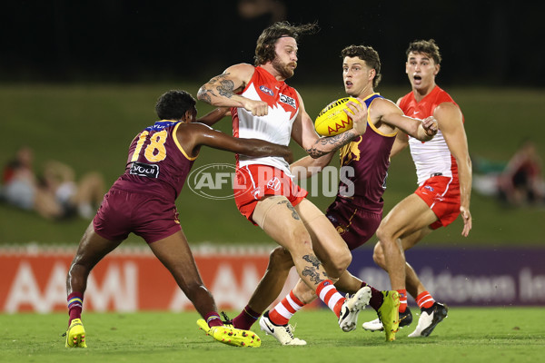 AFL 2024 AAMI Community Series - Sydney v Brisbane - A-46089468