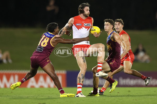 AFL 2024 AAMI Community Series - Sydney v Brisbane - A-46090256