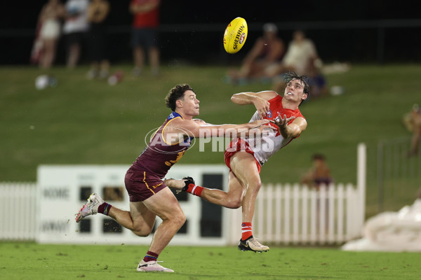 AFL 2024 AAMI Community Series - Sydney v Brisbane - A-46090319